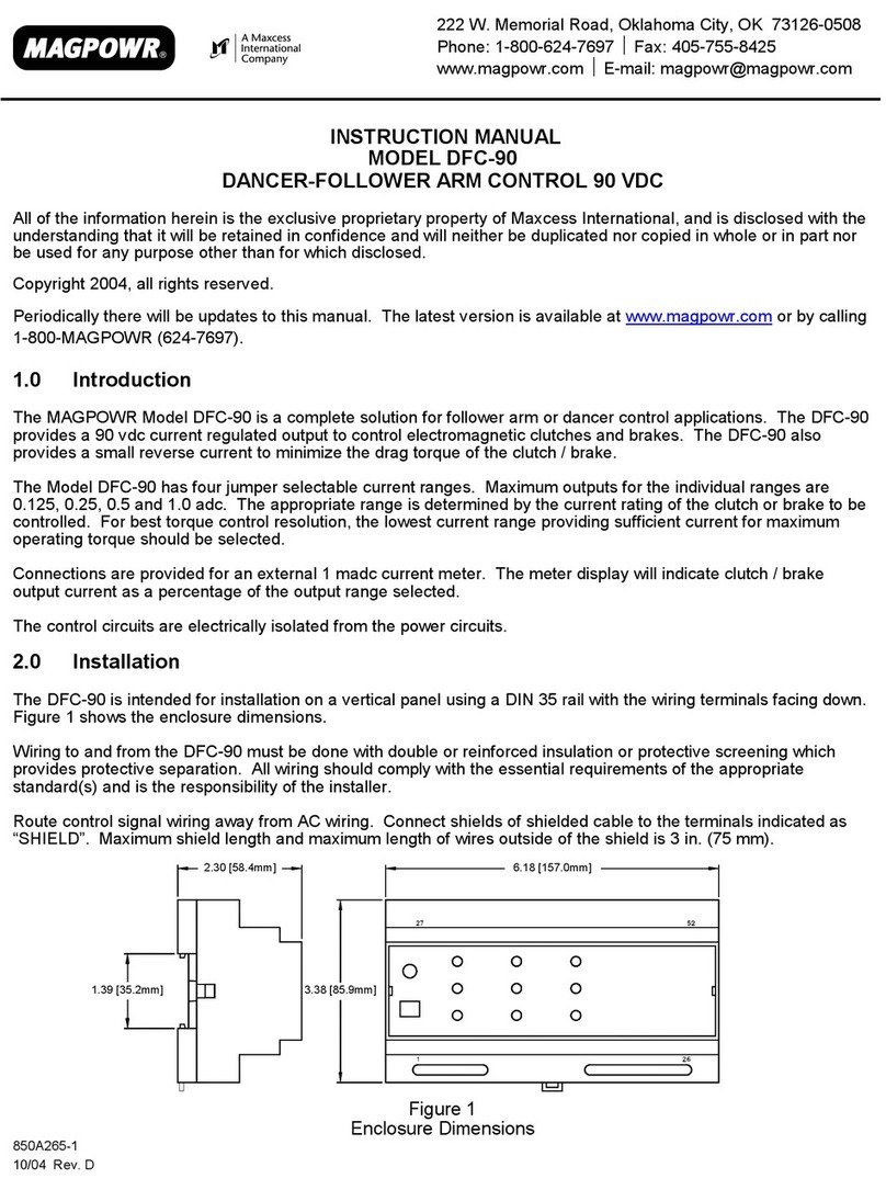 Magpowr DFC-90 User manual