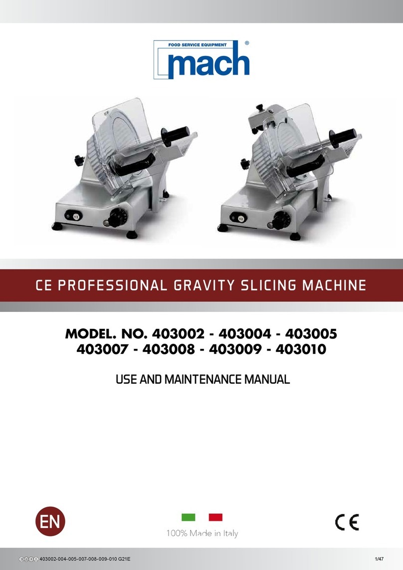 Mach 250sr User manual