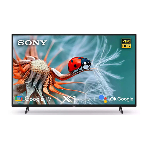 Sony BRAVIA KD-43X7 K Series User manual