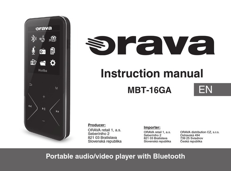 Orava MBT-16GA instruction manual