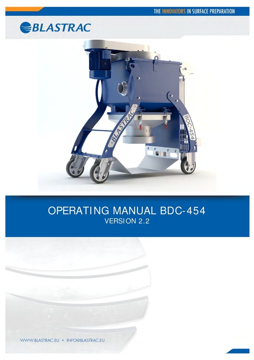 Blastrac BDC-454 operating manual Blastrac BDC-454 operating manual