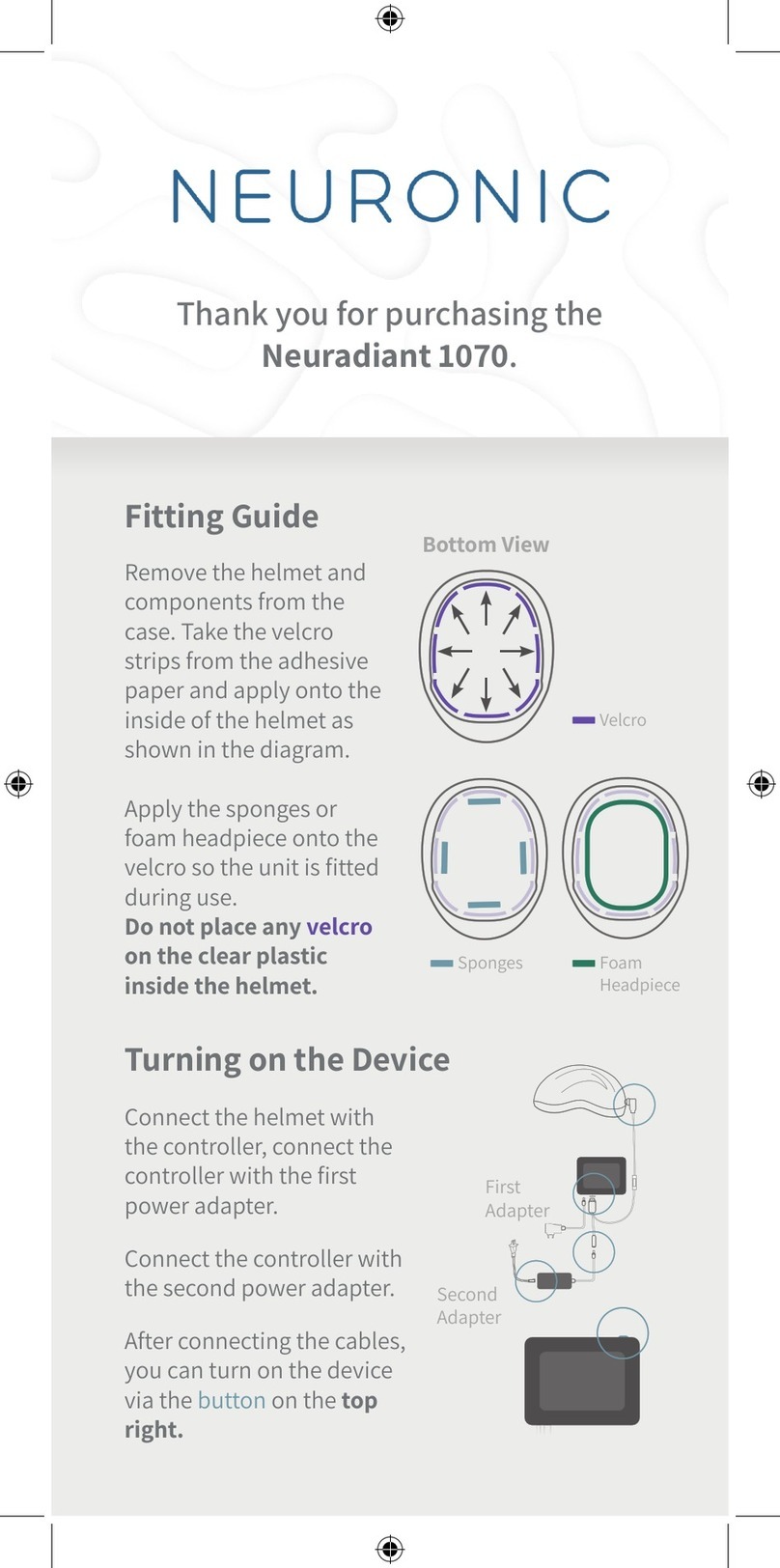 NEURONIC NEURADIANT 1070 quick start guide