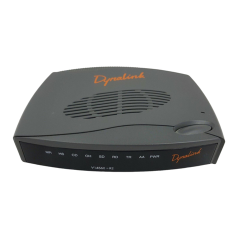 Dynalink 56K e-modem II User manual