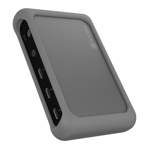 Icy Box IB-HUB801-TB4 User manual Icy Box IB-HUB801-TB4 User manual