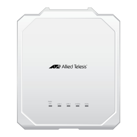 Allied Telesis TQ6000 GEN2 installation guide Allied Telesis TQ6000 GEN2 installation guide