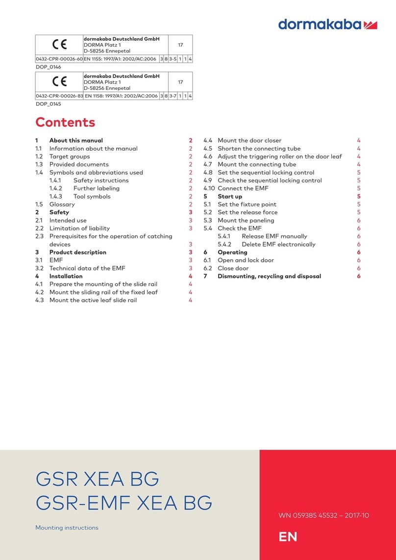Dormakaba TS 98 XEA User manual