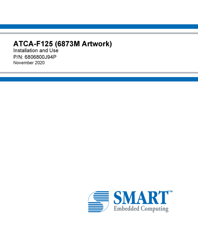SMART Embedded Computing ATCA-F125 User manual SMART Embedded Computing ATCA-F125 User manual