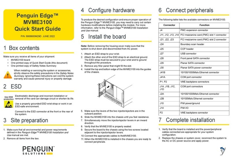 Penguin Edge MVME3100 quick start guide