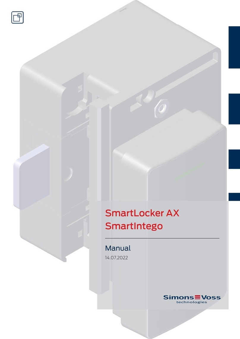 Simons Voss Technologies SmartLocker AX SmartIntego manual