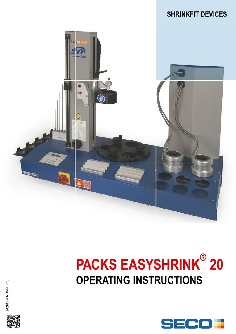 Seco PACKS EASYSHRINK 20 operating instructions