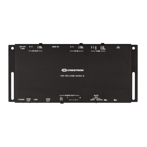 Crestron HD-TX-USB-2000-C User manual