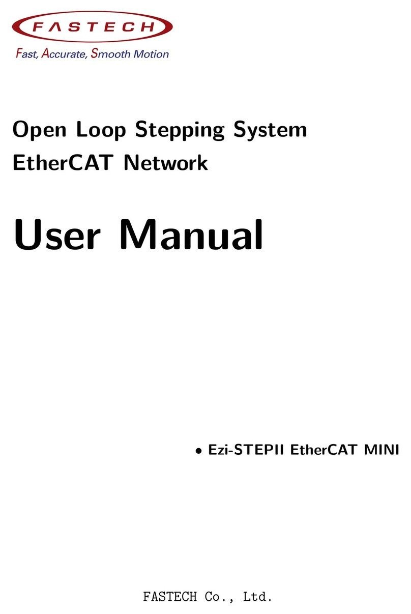 Fastech Ezi-STEPII EtherCAT MINI user manual