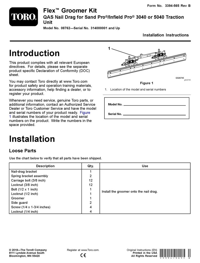 Toro Flex 08762 installation instructions