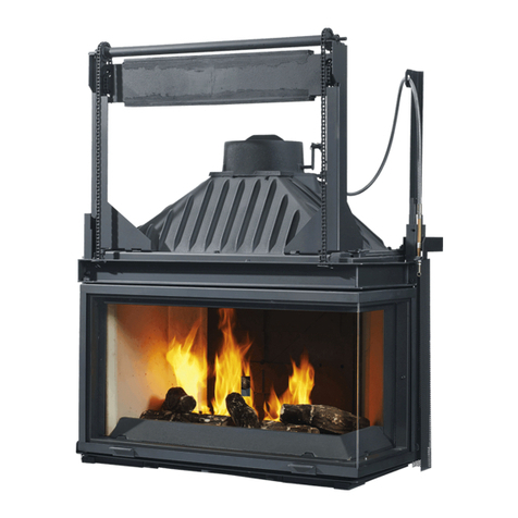 Cheminees Philippe RADIANTE 873 2V PR Installation & user manual