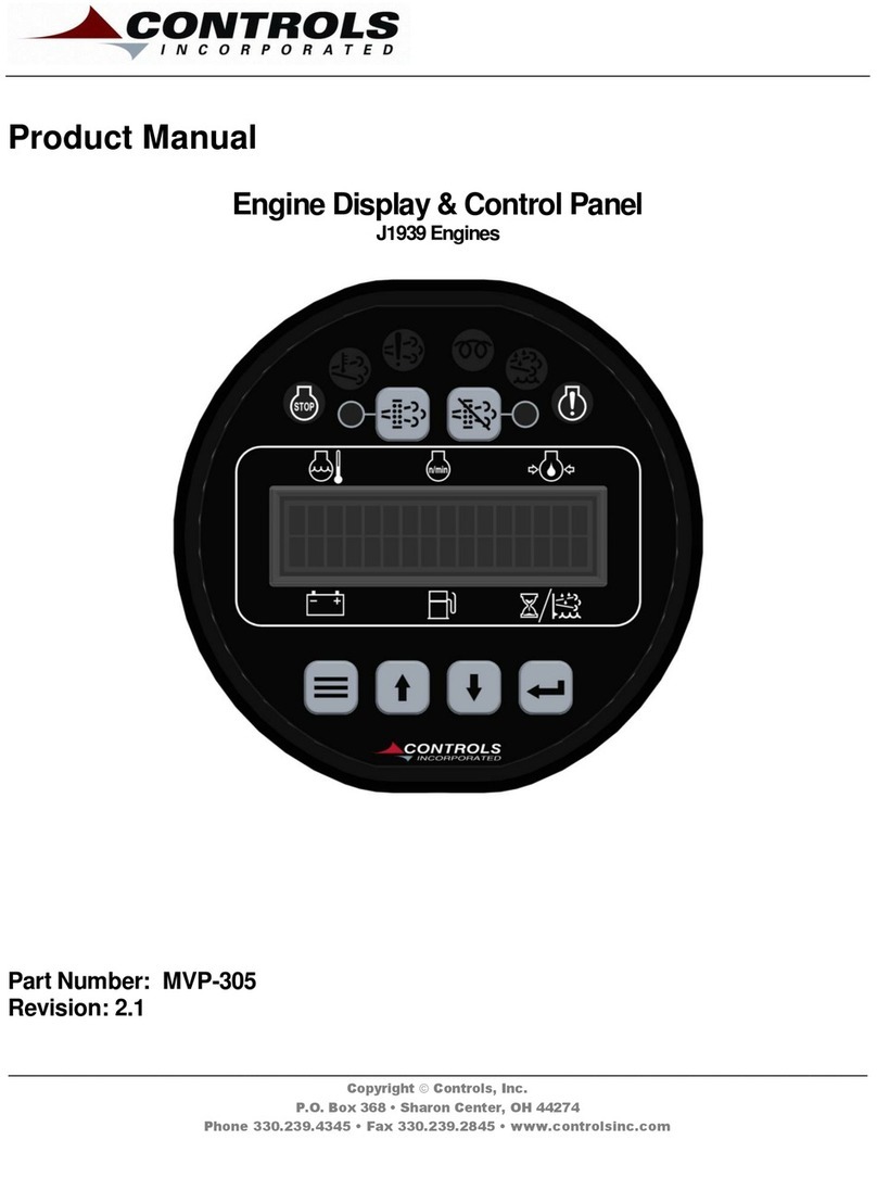 Controls MVP-305 product manual