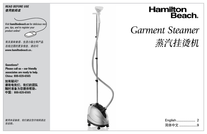 Hamilton Beach 11550-CCC User manual