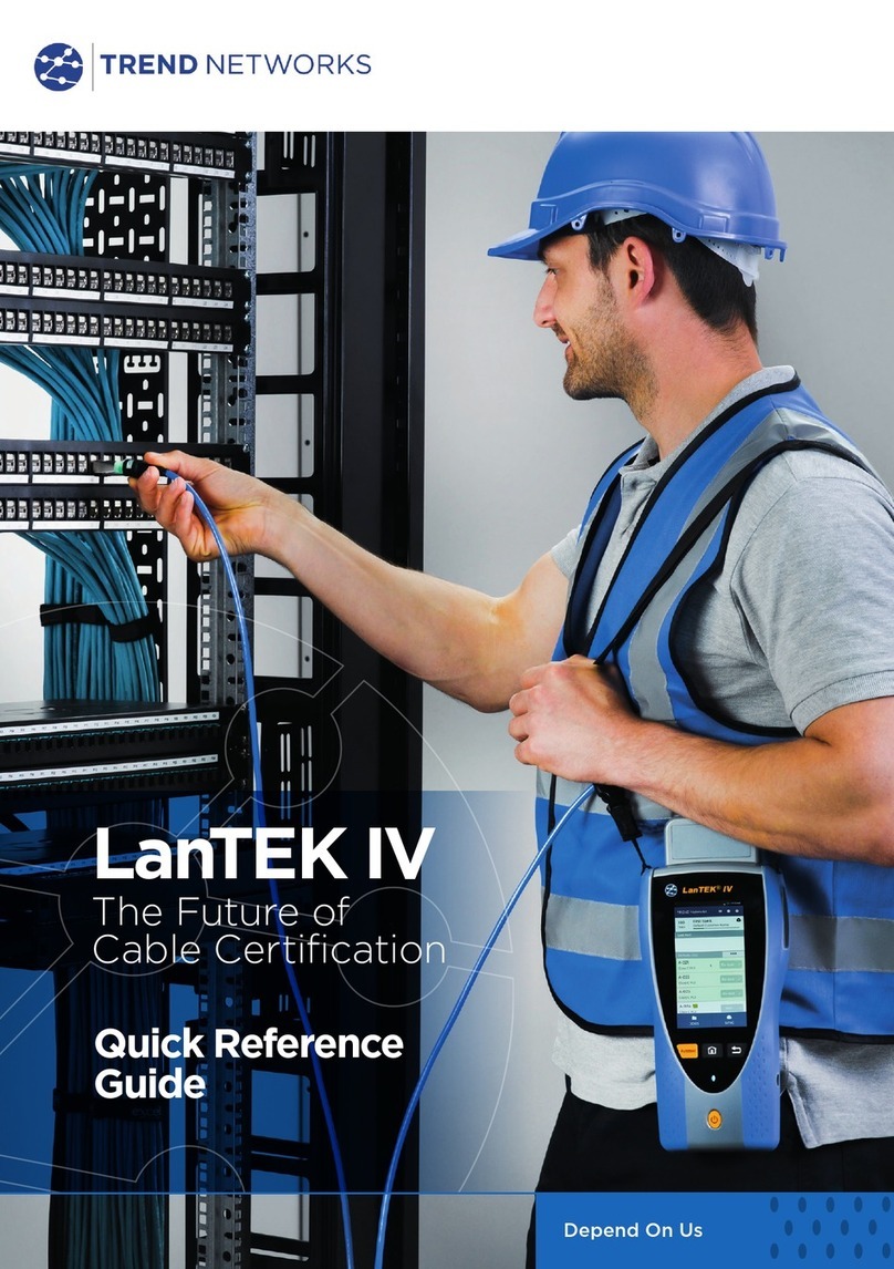 TREND NETWORKS LanTEK IV User manual