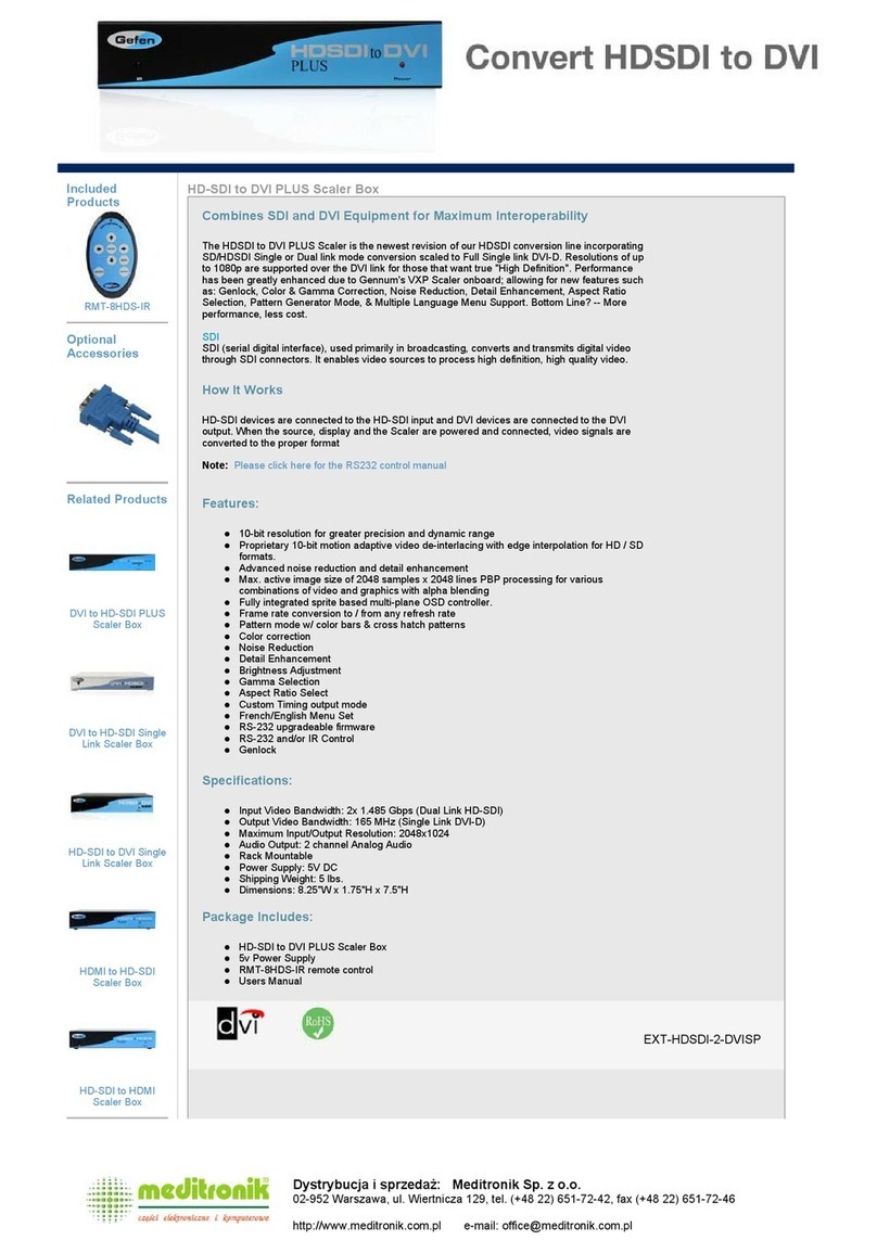 Gefen RMT-8HDS-IR manual Gefen RMT-8HDS-IR manual