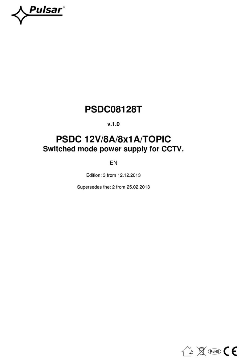 Pulsar PSDC08128T User manual