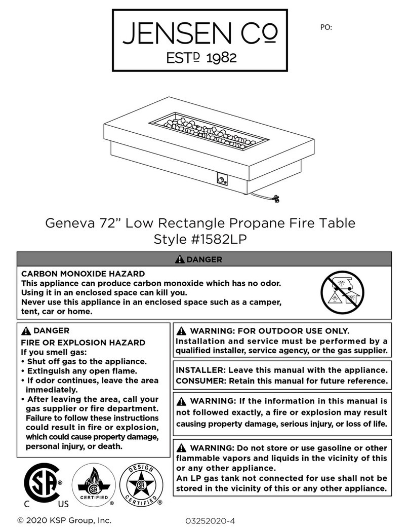KSP Jensen Geneva 1582LP manual