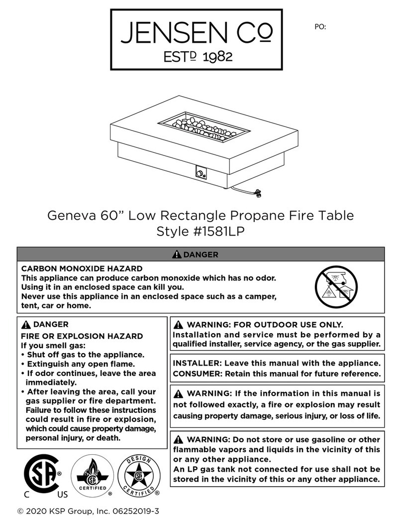 KSP Jensen Geneva 1581LP manual