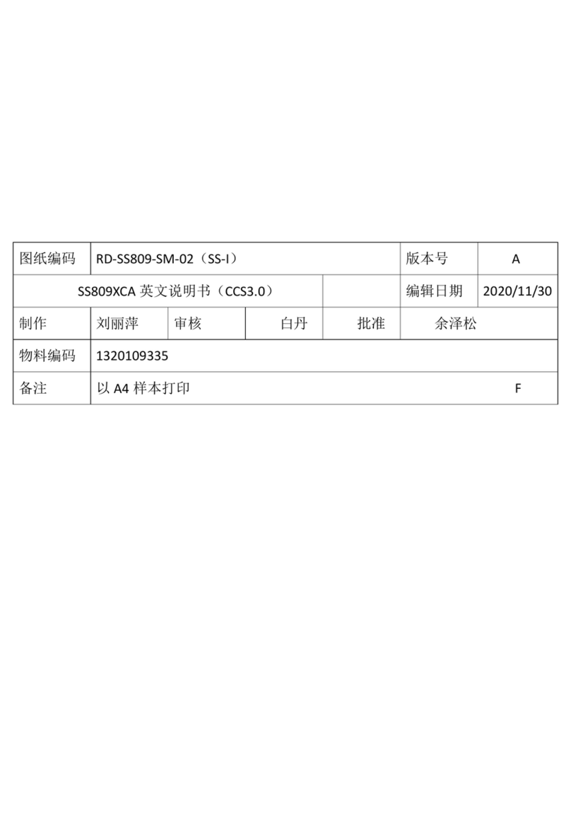 SilverStar MAXCYC SS809 User manual