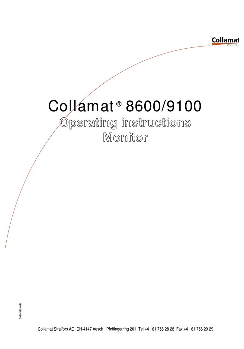 Collamat 8600 operating instructions