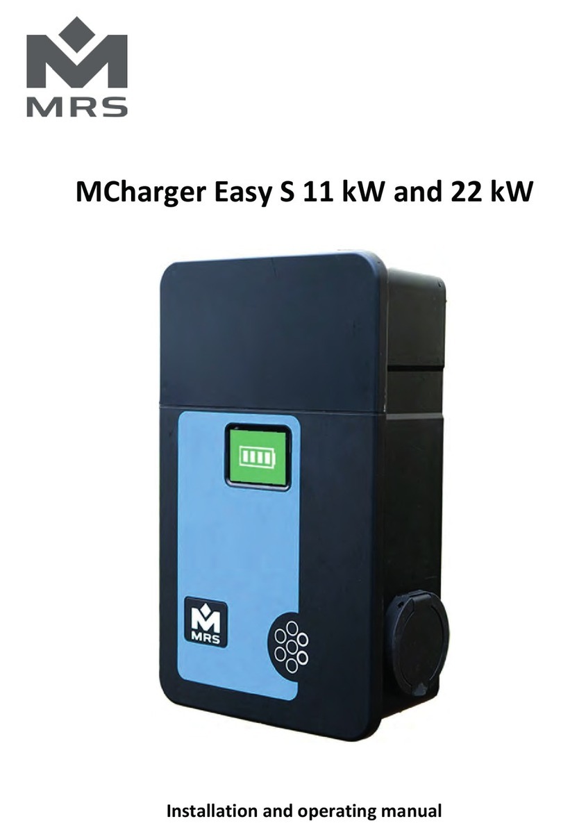 MRS MCharger Easy S Installation and operating manual