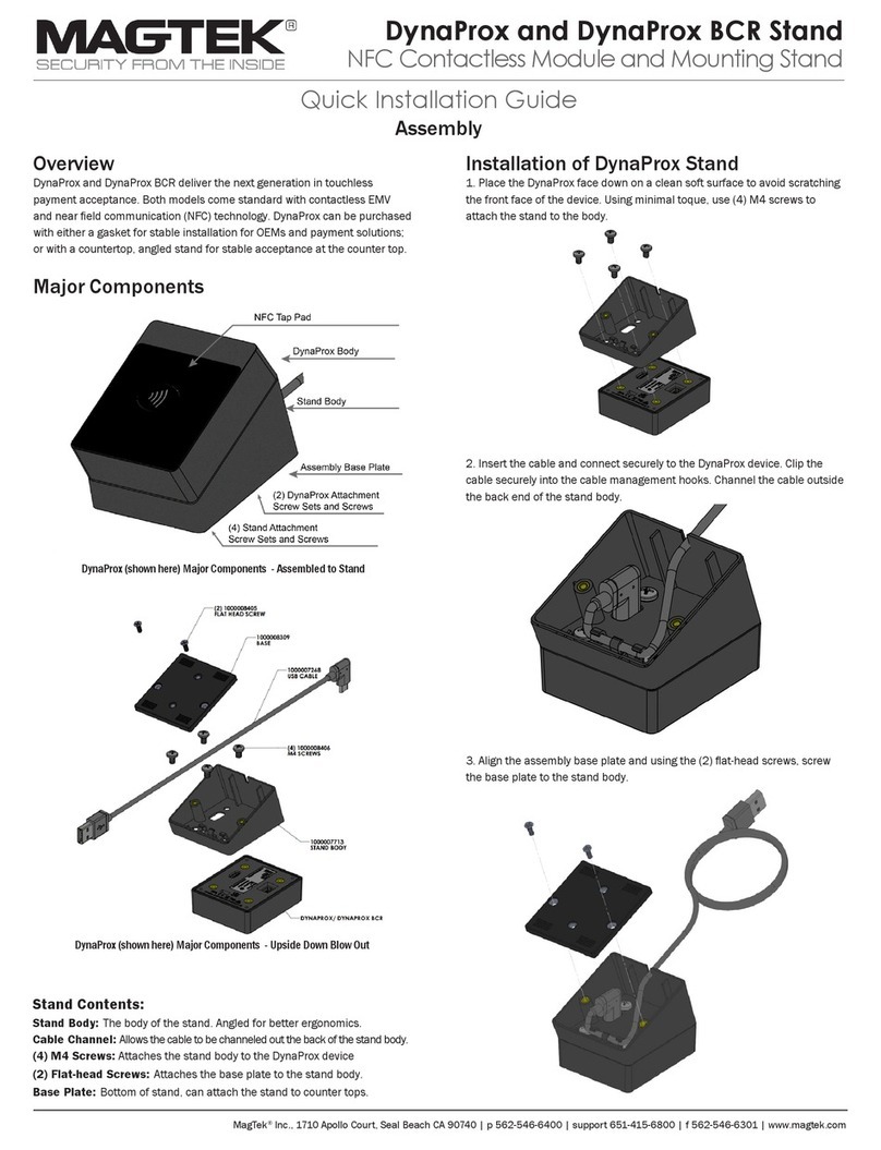Magtek DynaProx Quick installation guide