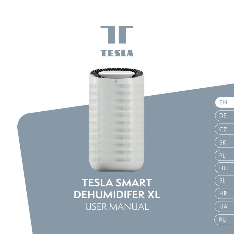 Tesla Smart Dehumidifier XL user manual