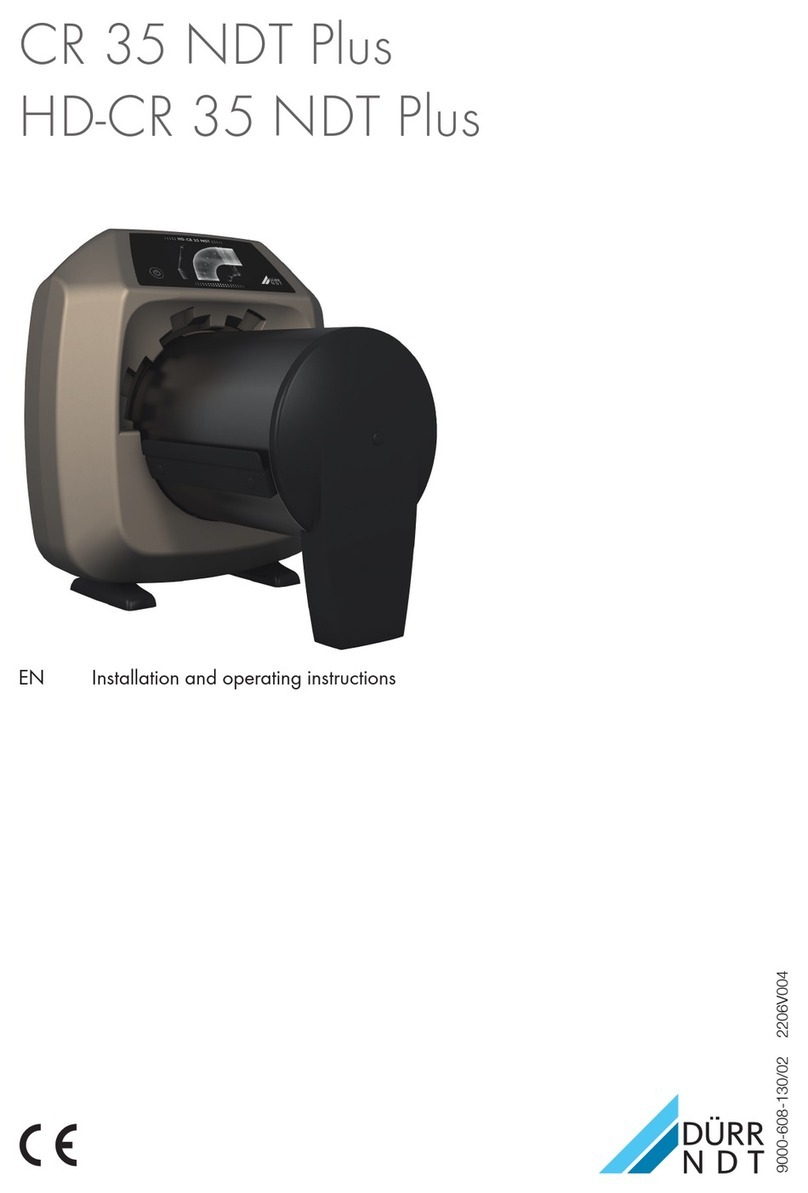 DURR NDT CR 35 NDT Plus Installation and operating instructions