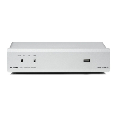 Musical Fidelity MX-Stream quick guide
