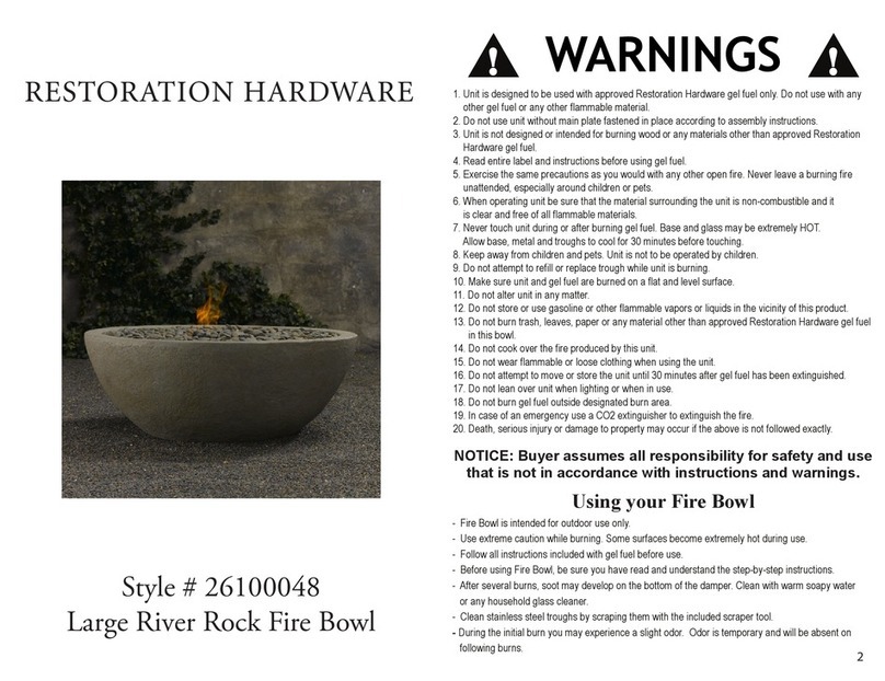 Restoration Hardware 26100048 quick start guide Restoration Hardware 26100048 quick start guide