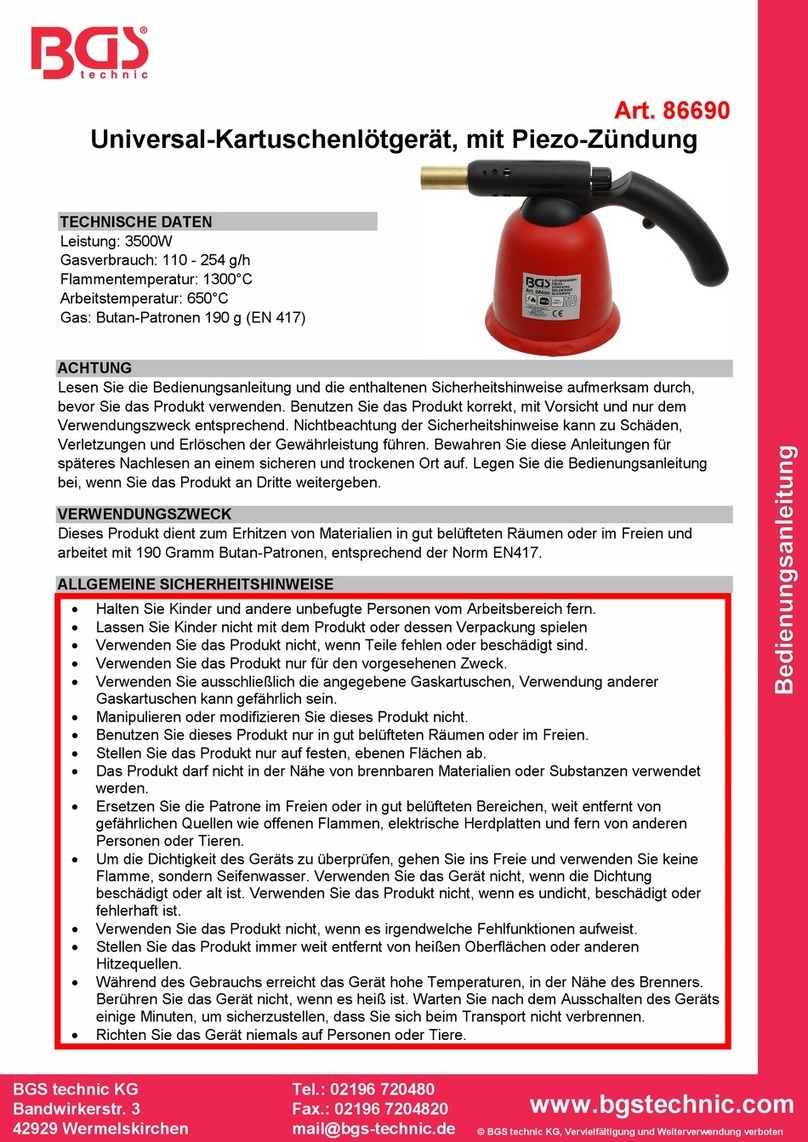 BGS technic 86690 User manual
