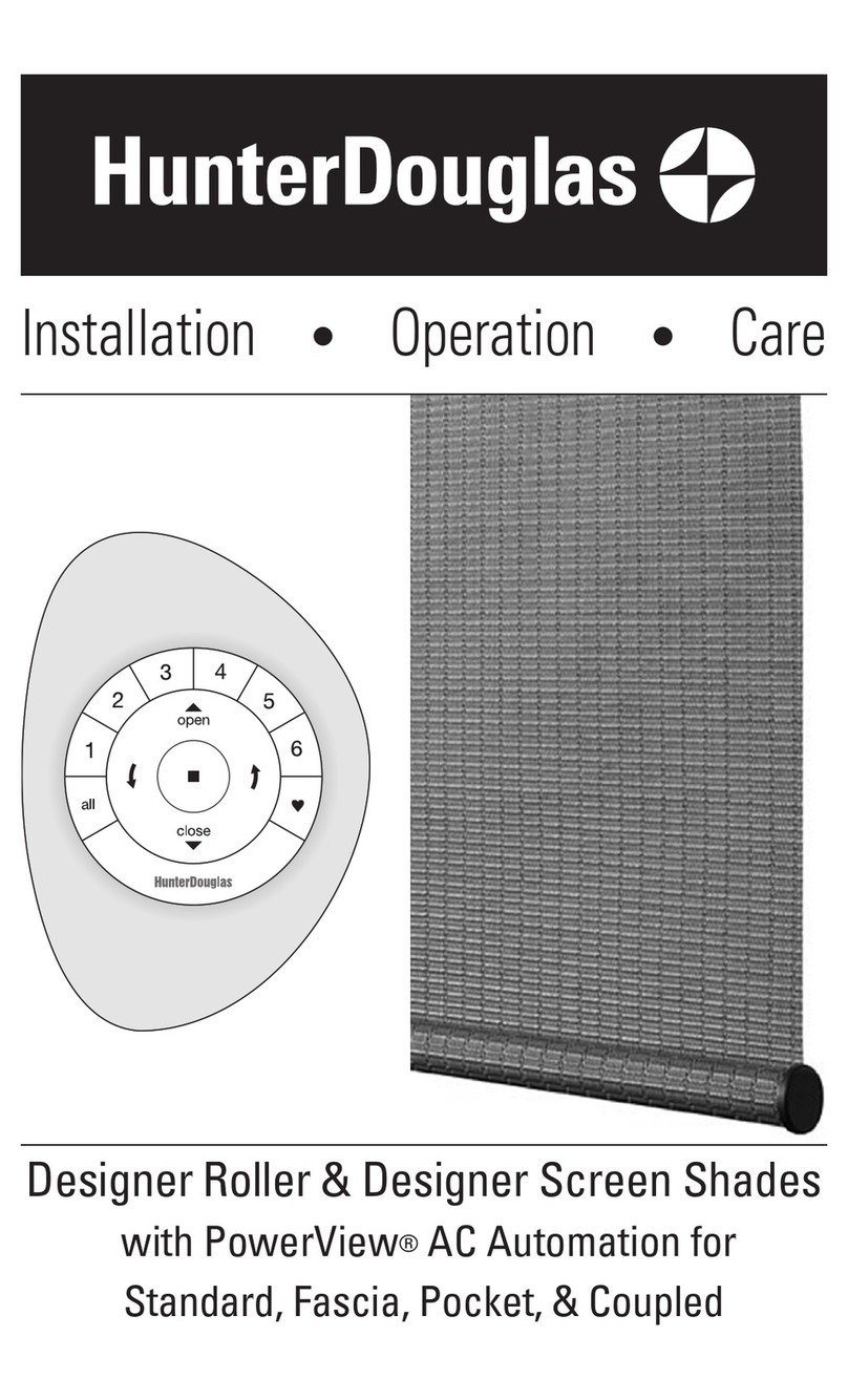 HunterDouglas PowerView Parts list manual