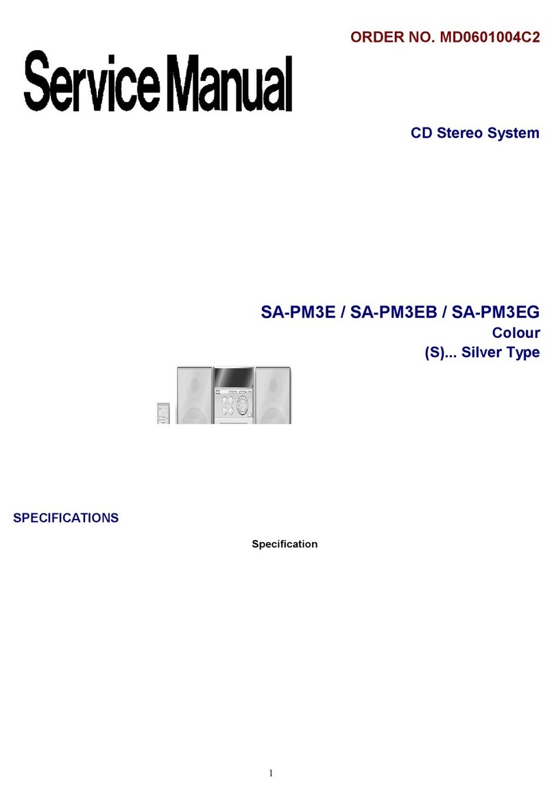 Panasonic SA-PM3E Service manual