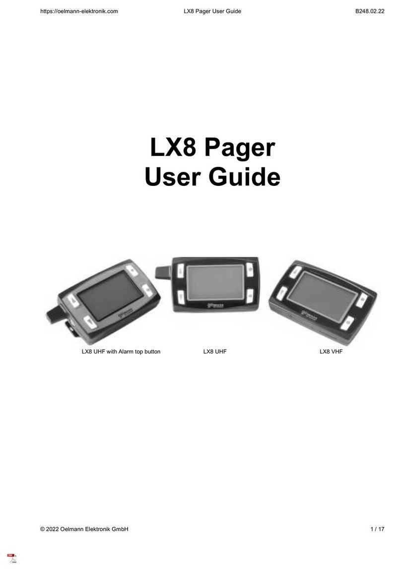 Oelmann Elektronik LX8 user guide
