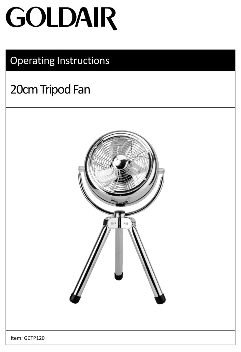 Goldair GCTP120 User manual