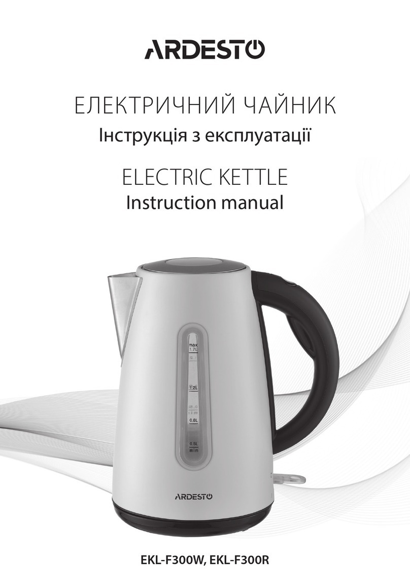 ARDESTO EKL-F300W instruction manual