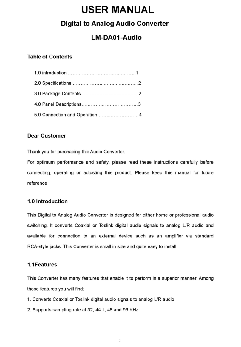 LINK-MI LM-DA01-Audio user manual