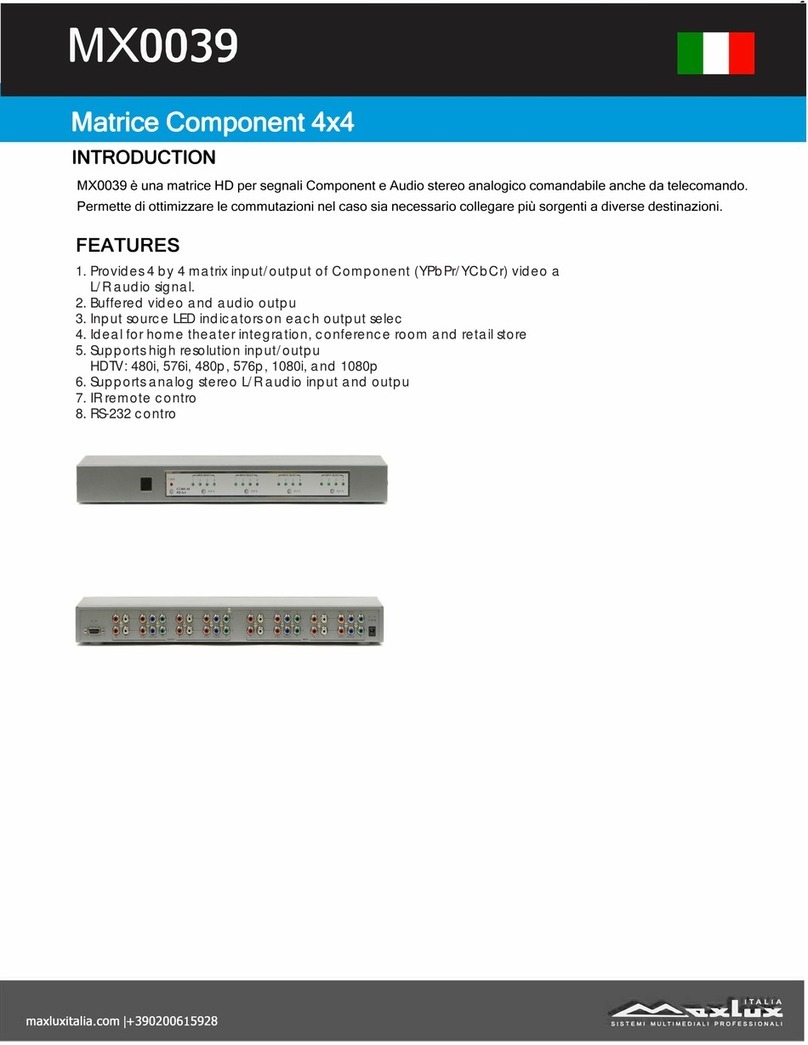 MaxLux MX0039 User manual