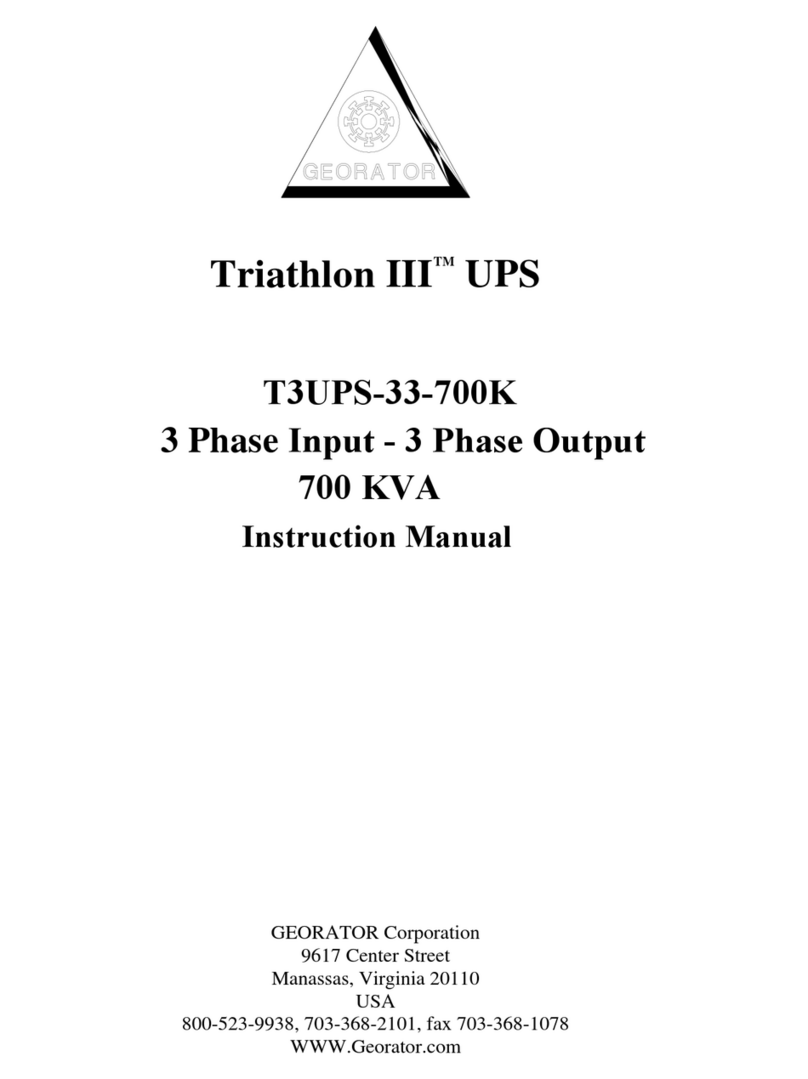 Georator Triathlon III instruction manual