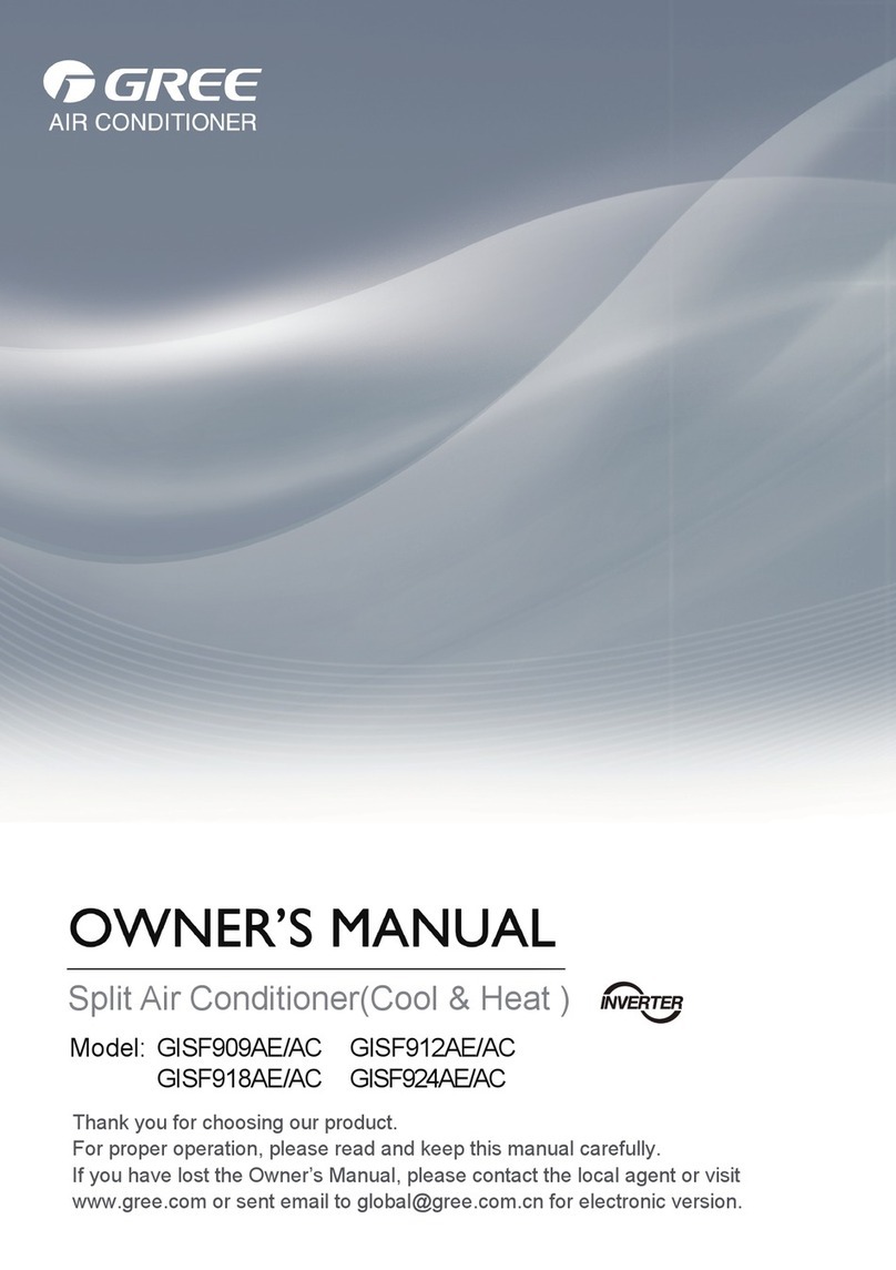 Gree GISF909AE/AC User manual