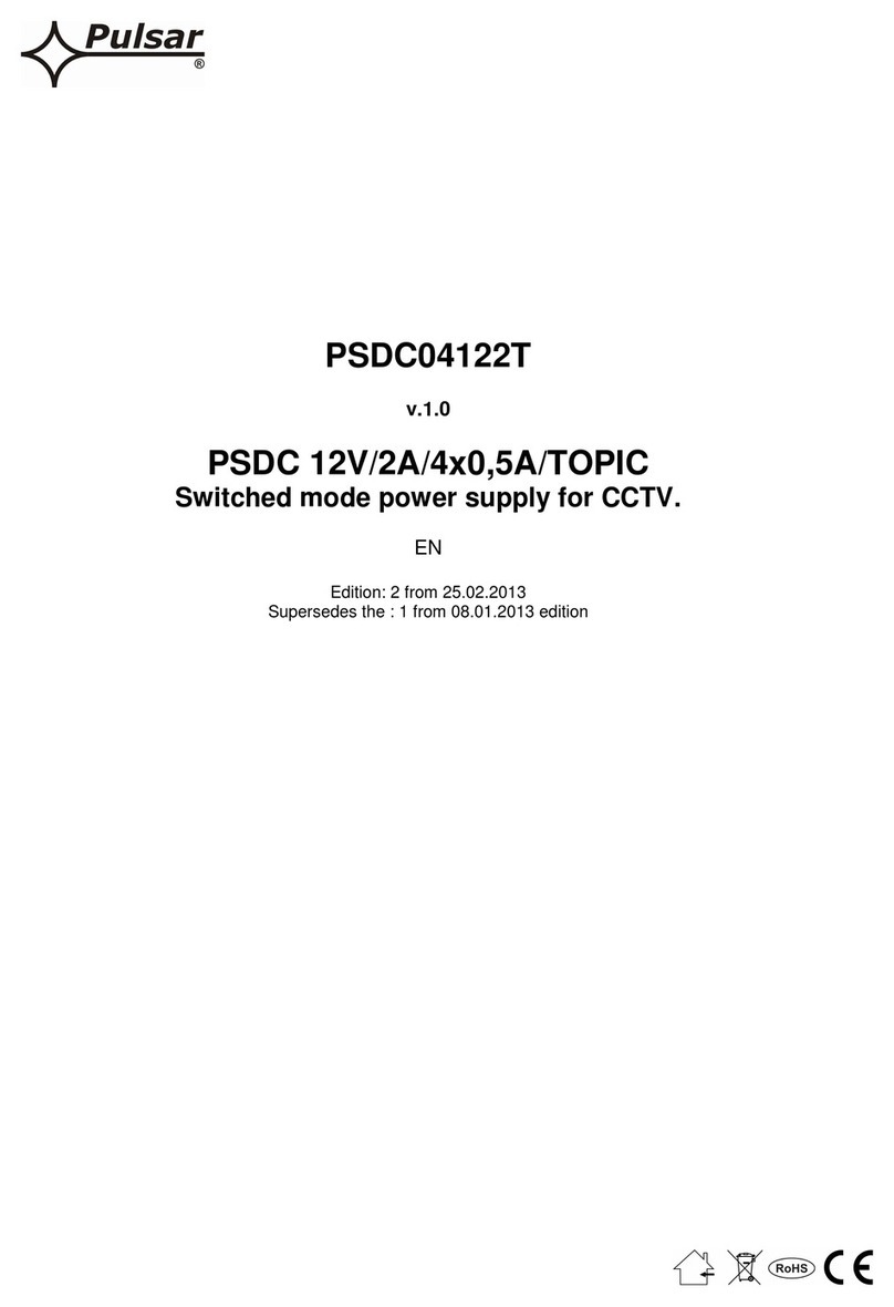 Pulsar PSDC04122T User manual