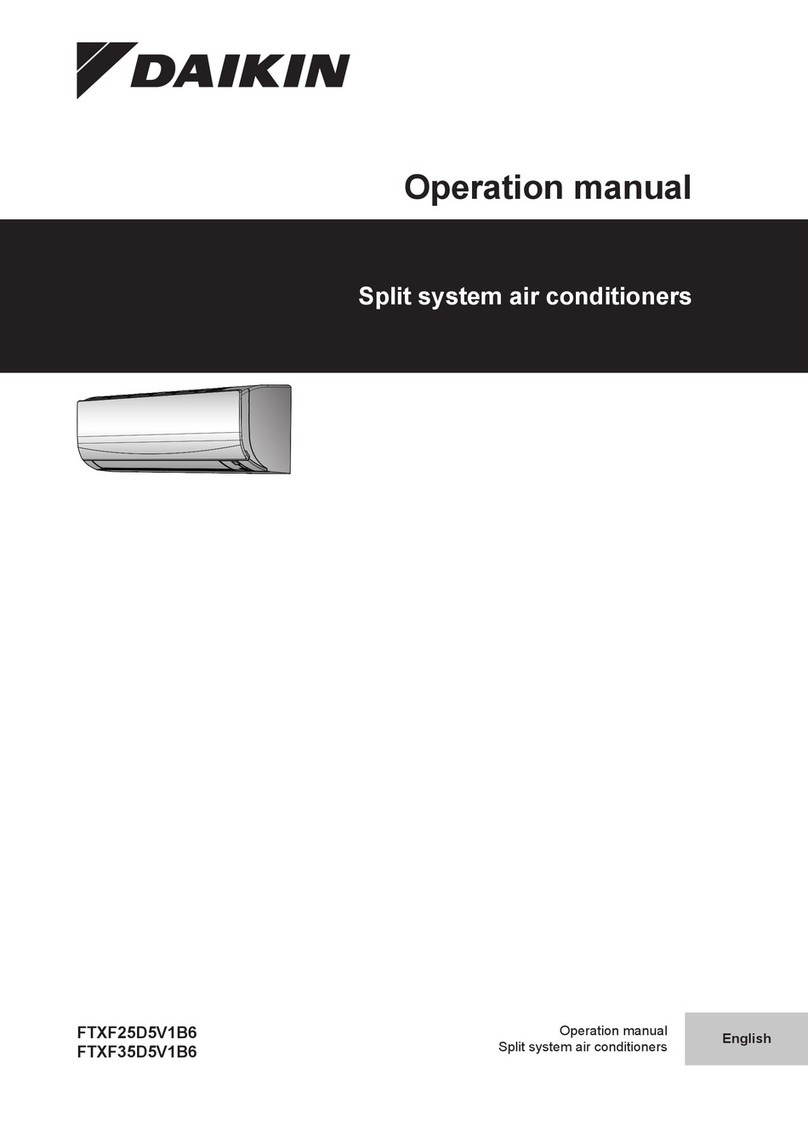 Daikin FTXF25D5V1B6 User manual