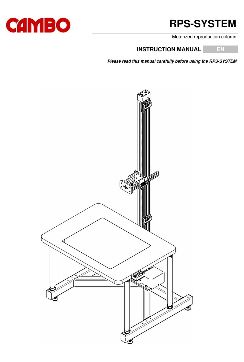 Cambo RPS-SYSTEM User manual Cambo RPS-SYSTEM User manual