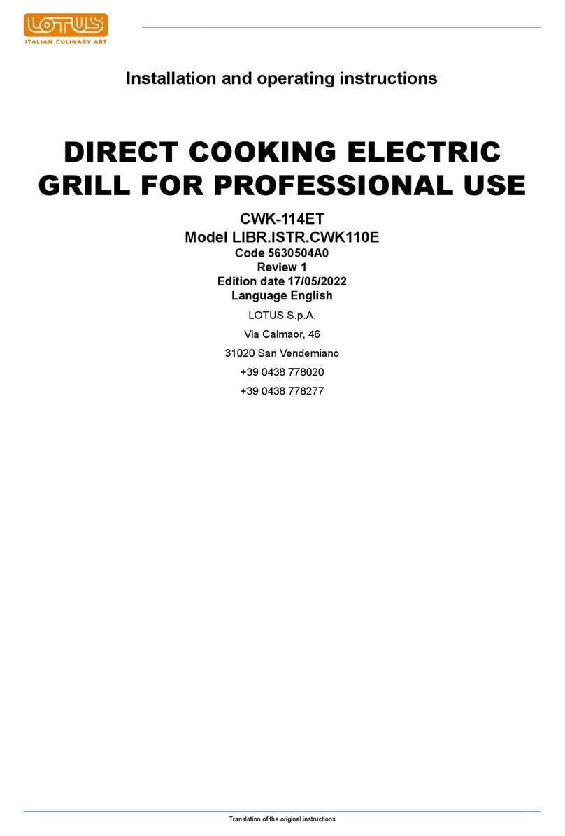 Lotus LIBR.ISTR.CWK110E User manual