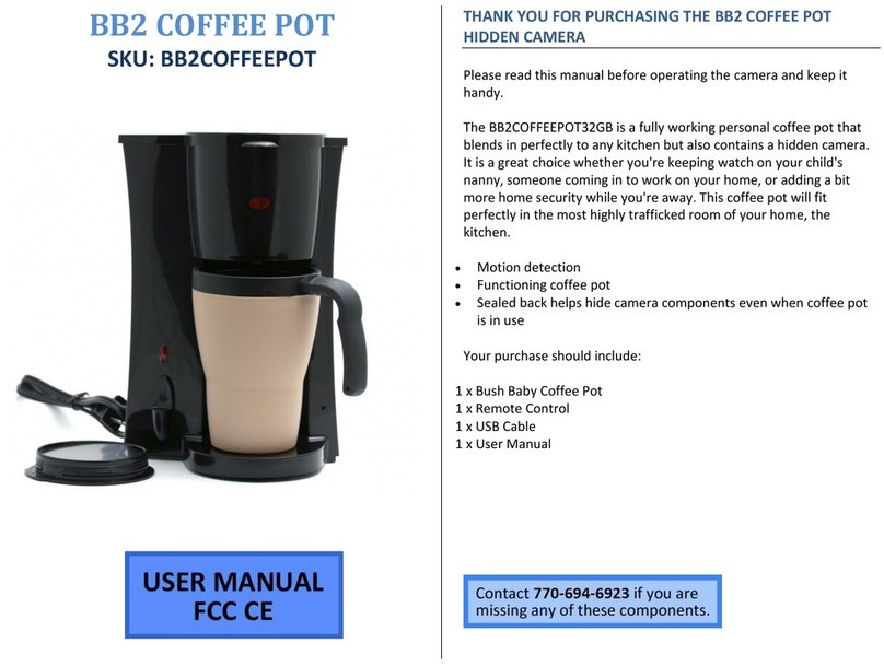 Mini Gadgets Bush Baby BB2COFFEEPOT user manual