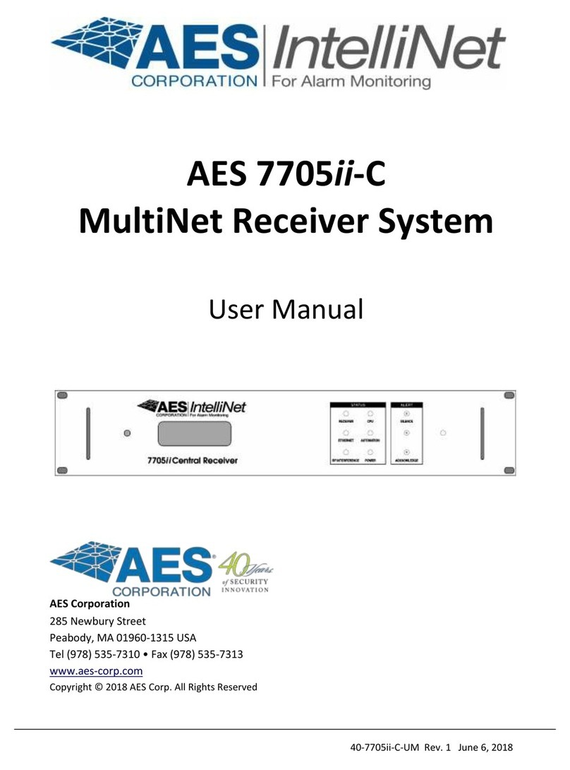 AES Corporation 7705ii-C user manual