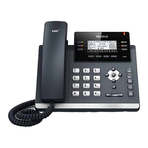 Yealink SIP-T4X User manual